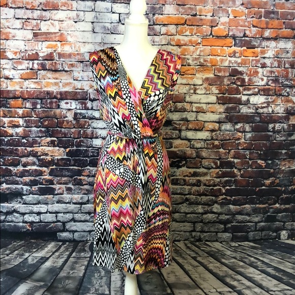 Cato Dresses & Skirts - CATO FUN DRESS SZ L FUN PRETTY PATTERN